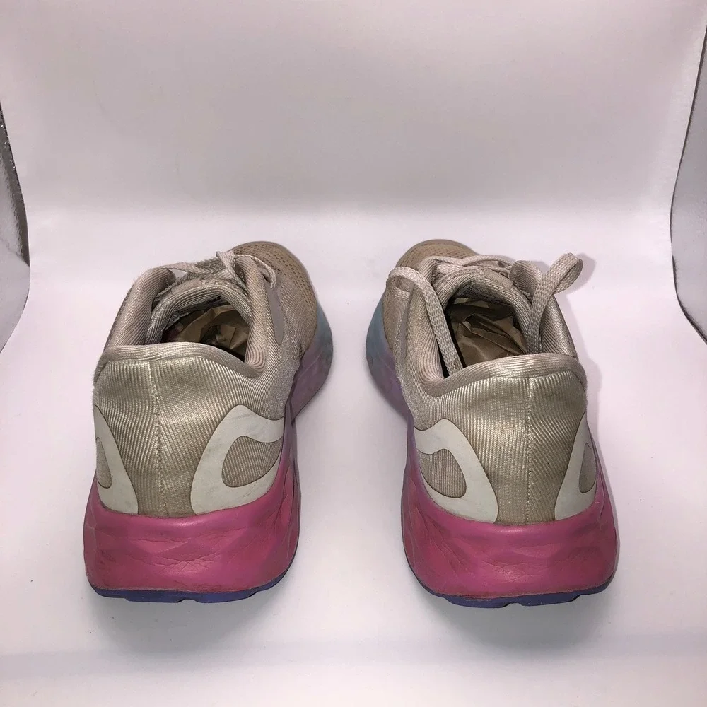New Balance Fresh Foam Women's Running Shoes Beige Pink Purple Blue Size‎ 4